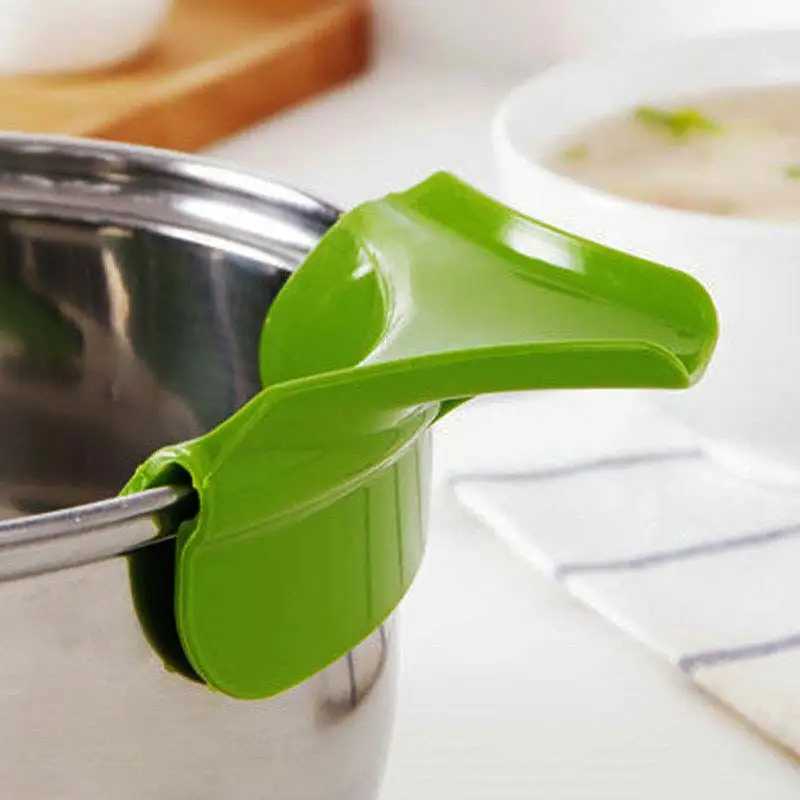 Инструменты для приготовления пищи силиконовые анти-разливы сливные поддоны круглый обод дефлектор жидкий суп диверсия рот кухонные инструменты Лидер продаж