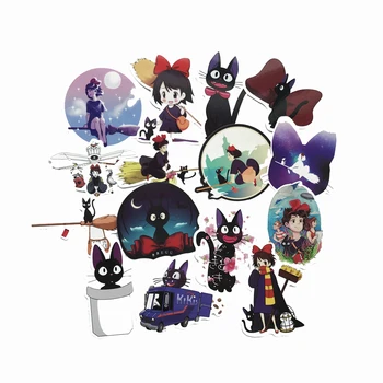 

15pcs Kiki's Delivery Service Stickers For Suitcase Laptop Motorcycle Skateboard Luggage Decal Toy Sticker gifts