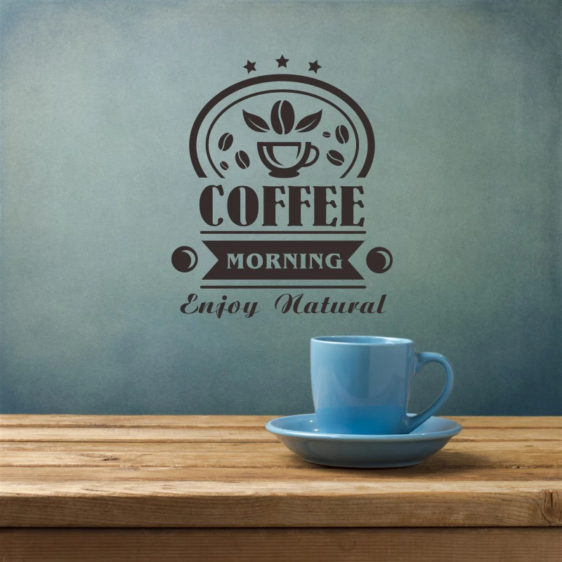 Dctal cafa decal The coffee shop stickers, the wall decorations  cafe decor mural etiqueta engomada cafa  stickers L786