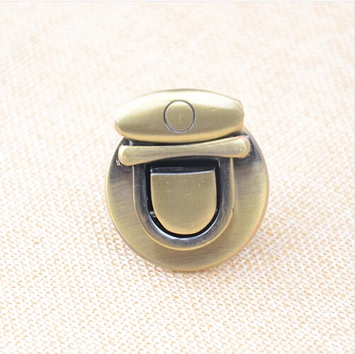Buy 30 X 33 mm Antique Brass Bag Push Lock Bronze