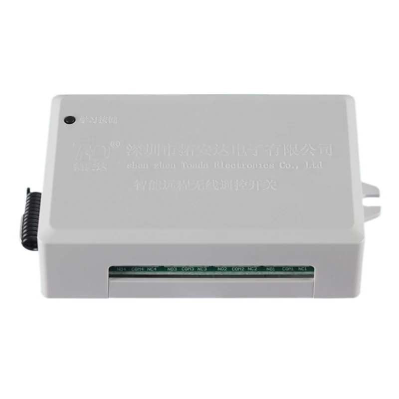 

TD TAD-T50-3000 DC 220V 4CH Relay Wireless Remote Control Switch Transceiver + Receiver