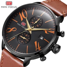 MINIFOCUS Sport Watch Men Waterproof Leather Strap Fashion Men's Wristwatch Quartz Watches Men Luxury Brand Relogio Masculino MINIFOCUS Sport Watch Men Waterproof Leather Strap Fashion Men's Wristwatch Quartz Watches Men Luxury Brand Relogio Masculino