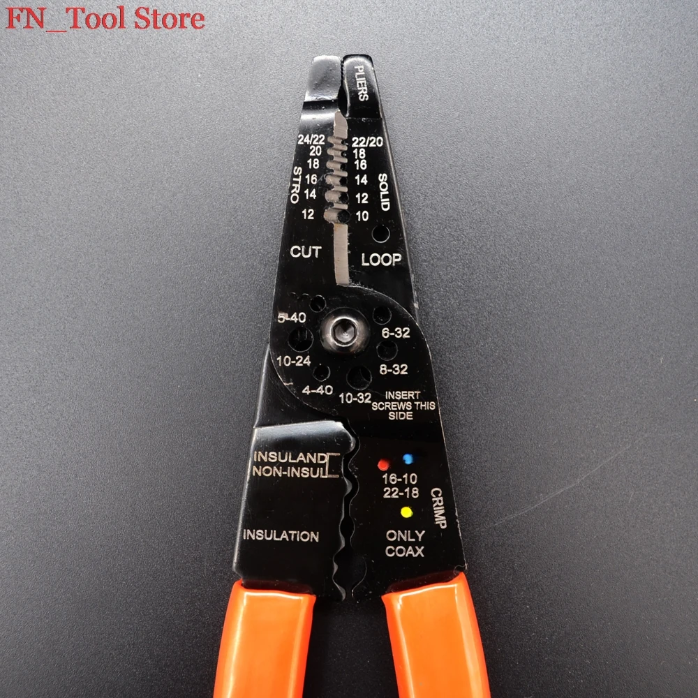 FASEN YF-053 инструмент для зачистки проводов многофункциональные плоскогубцы инструмент для зачистки кабеля