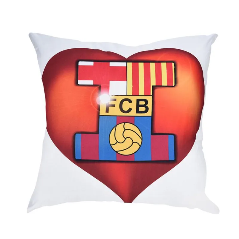 Soccor Print Pillow Case Polyester Sofa Car Cushion Cover Home Decor05