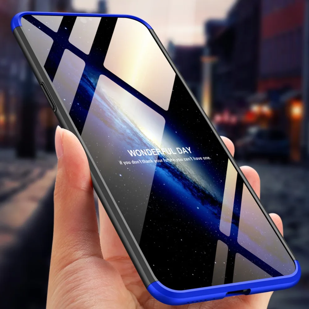 ДЛЯ vivo X23 чехол 6 41 "360 градусов Полная защита Жесткий ПК прочная задняя крышка