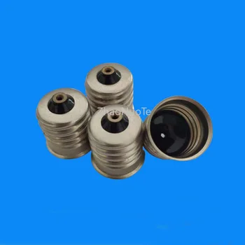 

100pcs E17 Copper-plated Tin-soldered Lamp Base Glass Lamps Light Base E17 Lamp Holder Light Socket