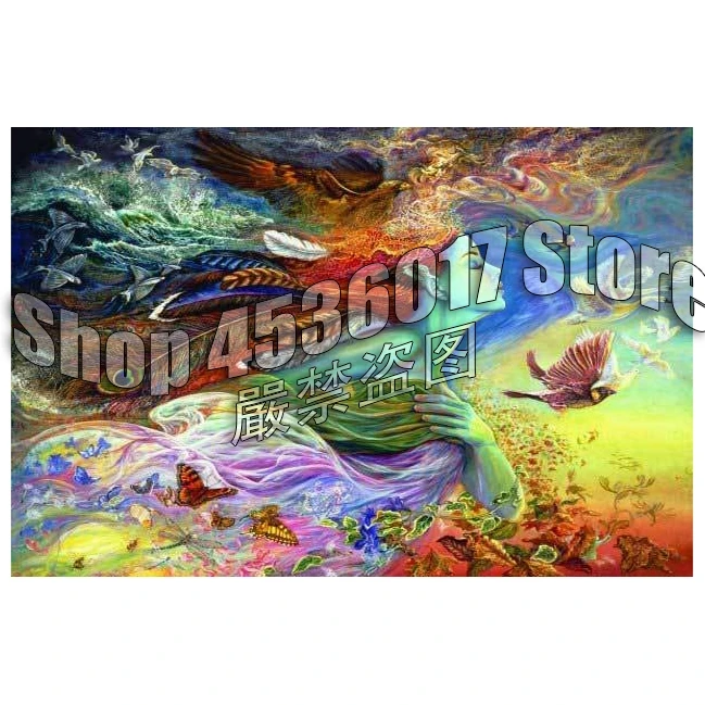 

Spirit Of Flight 5D Diy Diamond Painting Cross Stitch Fairy & Nymph Christmas Mosaic Diamond Embroidery full canvas Rhinestone