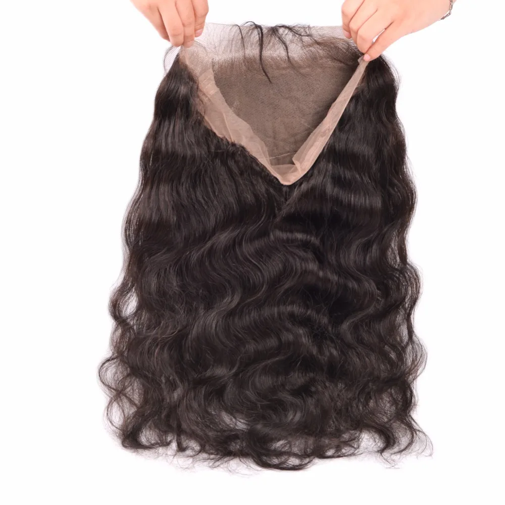 Remy Hair Body Wave Bundles With Closure 360 Frontal With 3 Bundles Alipop 100% Human Hair Brazilian Body Wave With Frontal 4 PC virgin hair bundles with closure with baby hair (16)