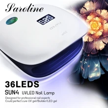 Sarolineh УФ светодиодная лампа для сушки ногтей дизайн 36 светодиодов USB кабель Сушилка для ногтей 30 s/60 s 48W Светодиодная УФ лампа для ногтей для всех типов гель-лака