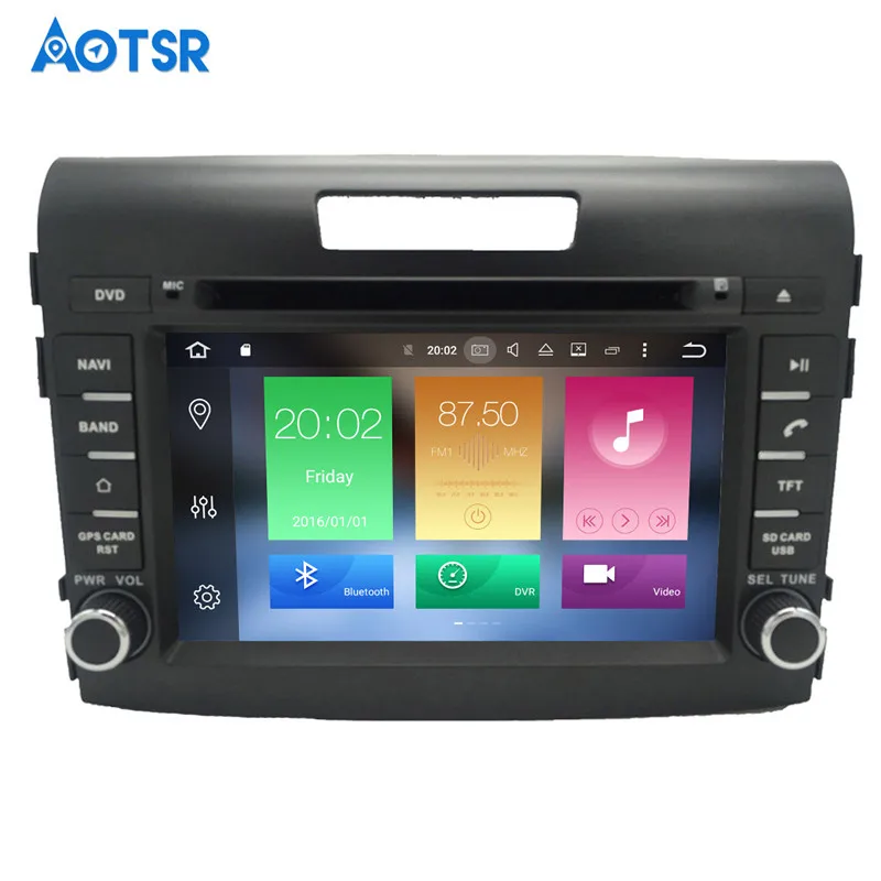 Flash Deal Android 8.1 Car DVD Player for Honda CRV 2012-2016 GPS navigation stereo head multimedia player radio tape recorder 2 DIN radio 8