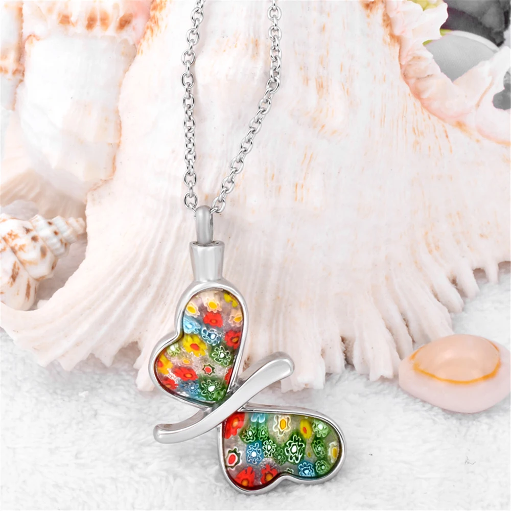 CMJ8117 Beautiful Butterfly Pendants for ash Memorial Jewelry Keepsake