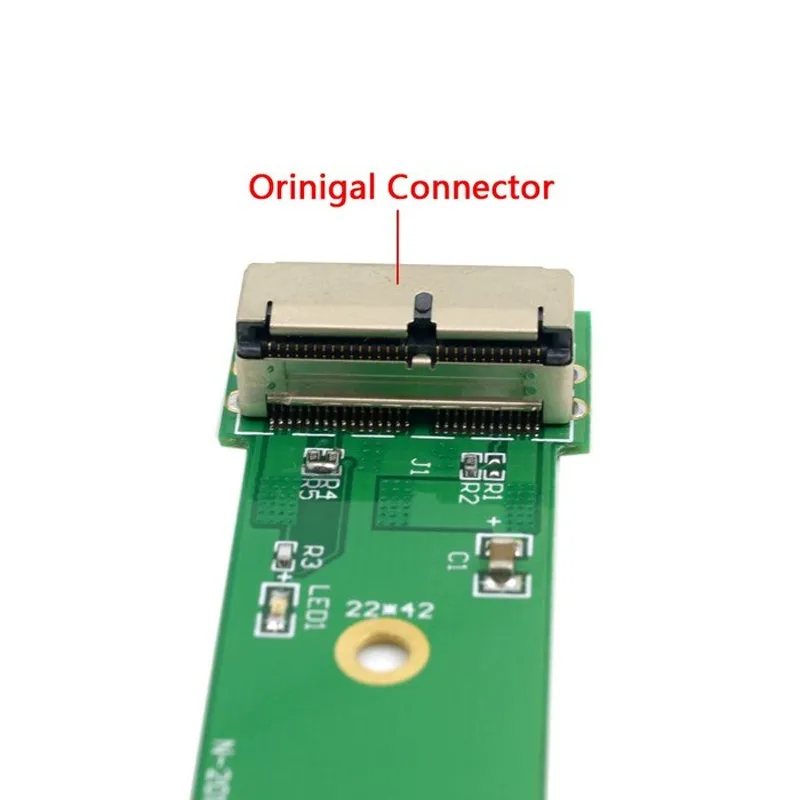 M.2 NGFF M ключ 16+ 12Pin слот SSD на 2013 Macbook Air Pro retina iMac A1493 A1502 A1465 A1466 SSD адаптер NGFF