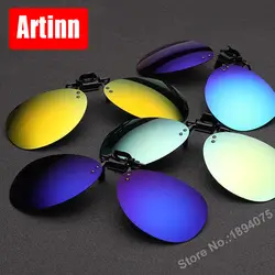 Высокого качества поляризованный клип на Солнцезащитные очки для женщин для вождения Ночное видение объектив Защита от солнца Очки анти-uva