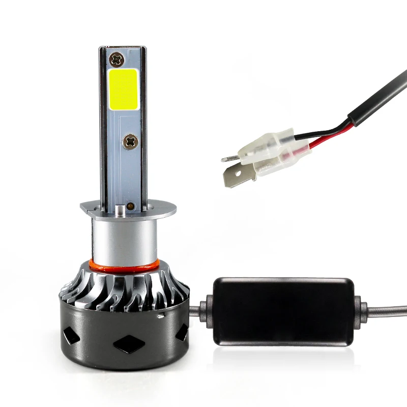 Buy 2PCS Mini LED H1 Car Headlight 80W Auto Headlamps