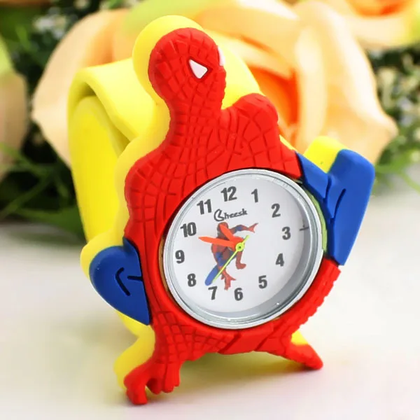 Wholesale 2022 Children's Clock Student Children Boy Spider Man Watches Kids Silicone Cartoon Watch Relogio Masculino Kids Watch
