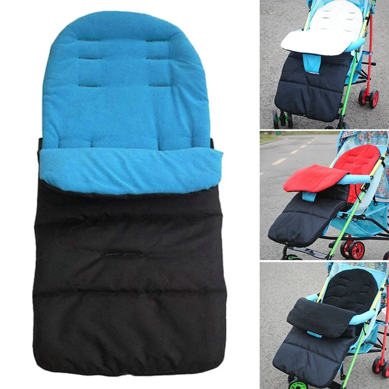 New Baby Stroller Warm Foot Muff Baby Sleeping Bag Thick Foot Cover for