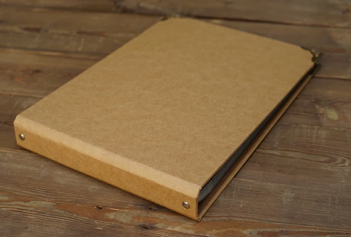 A4-Vintage-Kraft-Card-Blank-Cover-Inside-Wire-binding-DIY-Handmade-Albums-for-Pictures-Stick-proof