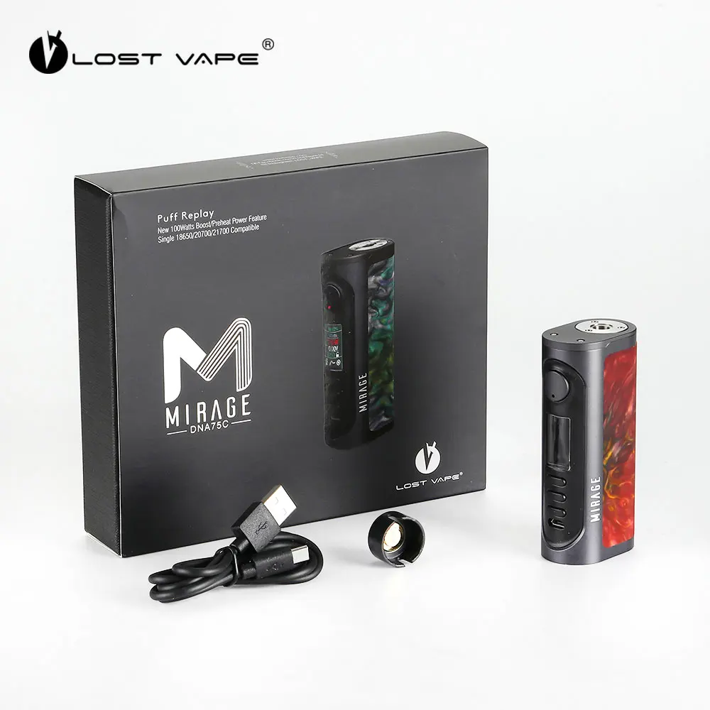 

Original Hotcig G217 TC Box MOD with Unique Patterns & 0.96 Inch Colorful Display No Battery E Cigarette Vape MOD vs Drag 2