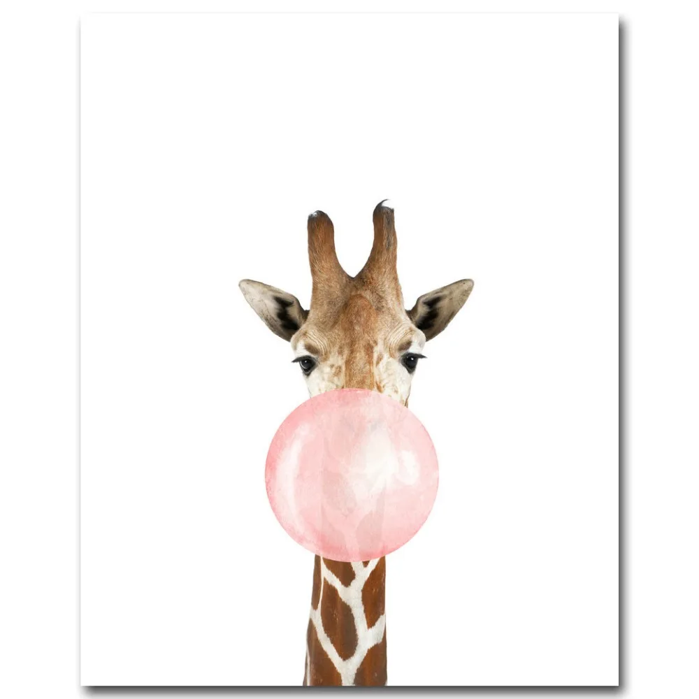 

LZAIQIZG Diamond Embroidery Bubble Animals 5D DIY Diamond Painting Full Square Diamond Mosaic Pictures Of Rhinestones Home Decor