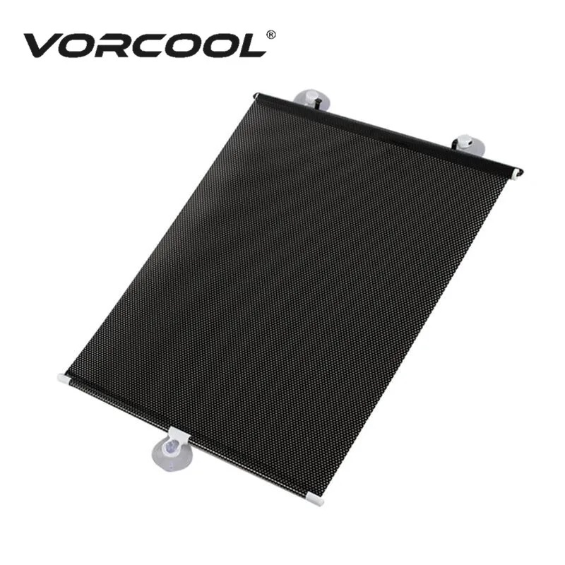 

VORCOOL 40 * 125CM Car Sun Shade Cover Retractable Vehicle Curtain Window Roller Sun Shade Blind Protector Car Curtain Cover