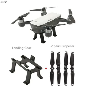 

2 pairs Glass Fiber Propeller Blade Prop + Landing Gear Heightening Landing Foot For DJI SPARK Accessories