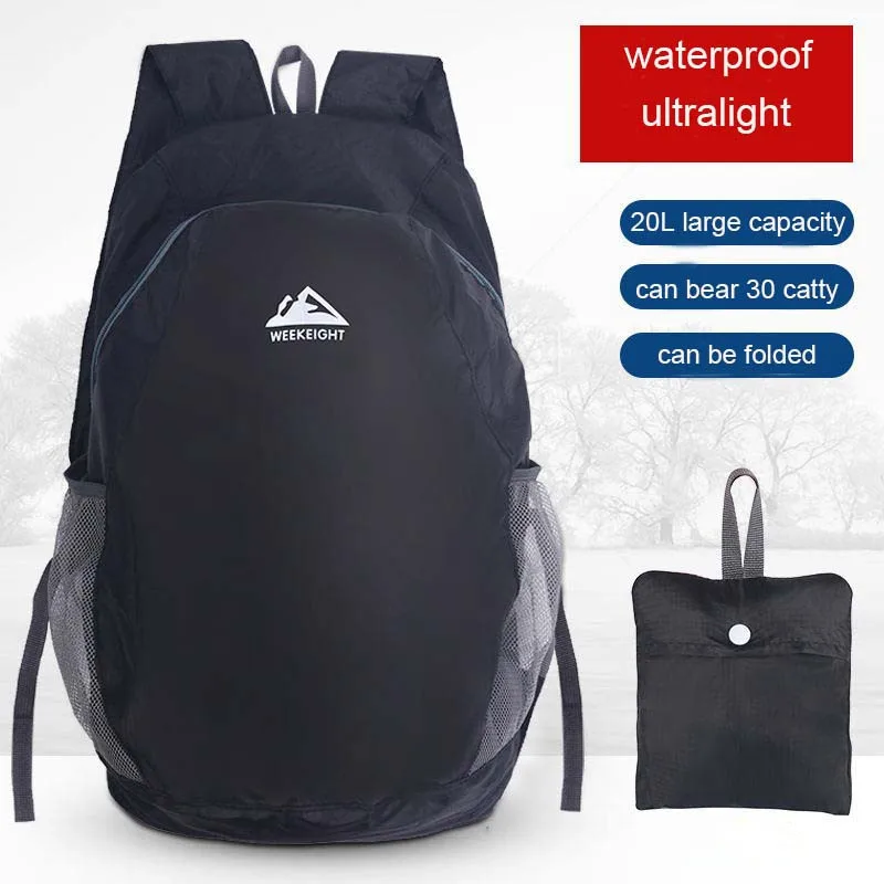 Спортивный рюкзак для мужчин и женщин, водонепроницаемая походная дорожная сумка, складная сумка для занятий фитнесом, Ультралегкие спортивные сумки для девочек и детей