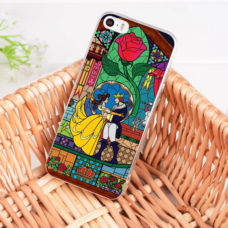 MaiYaCa для iphone 7 6 X XR XS MAX чехол beauty Beast Rose Princess Art CoquePhone чехол для iphone 8 6S Plus 5s SE - Цвет: 3