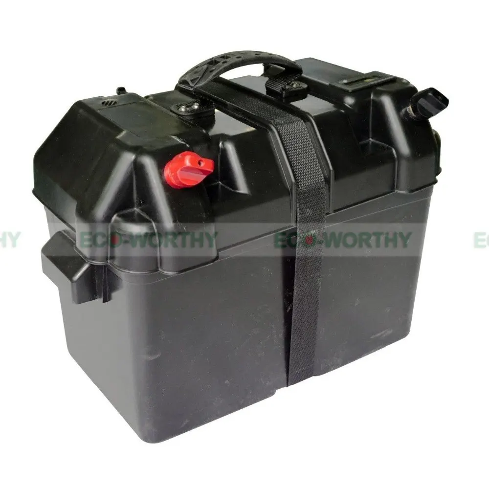 ECO 100AH 12V чехол для аккумулятора глубокого цикла с ЖК дисплеем подходит автомобиля