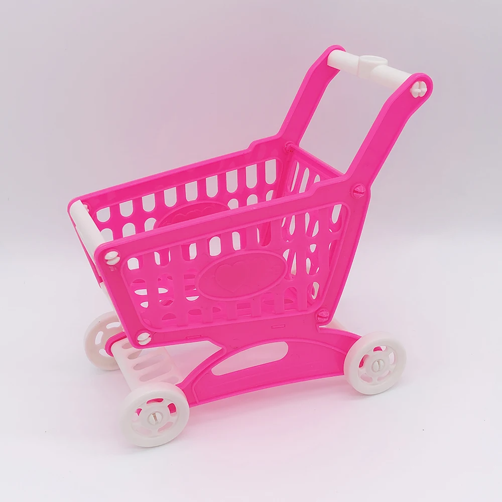 

The newest princess doll accessories for children's mini realistic shopping cart toys in 2019