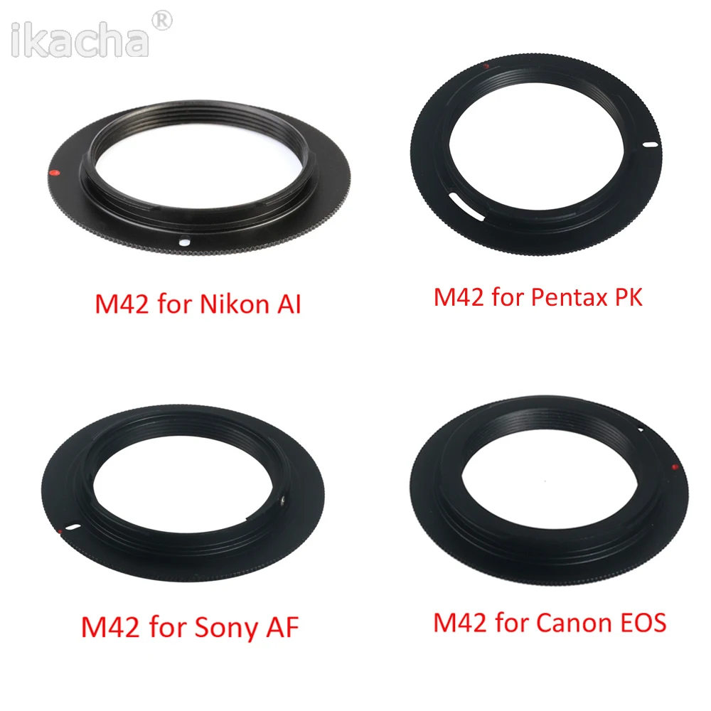 Новинка металлическое кольцо адаптер для объектива M42 EOS AI AF PK Canon Nikon Sony Pentax