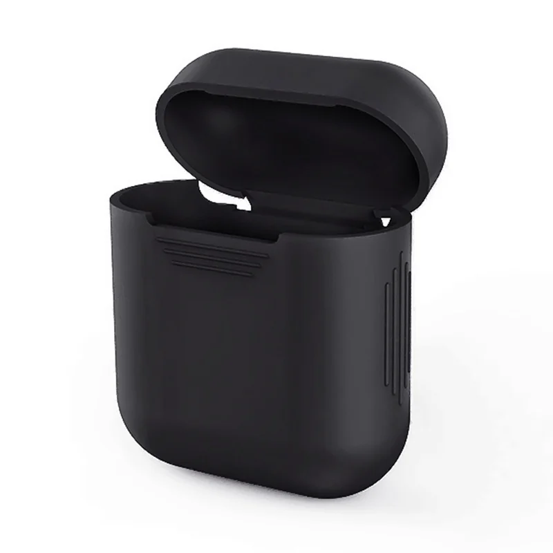 

New Durable Black Silicone Shockproof Protective Case Skin Sleeve Pouch Box for Earphones Accessories S2
