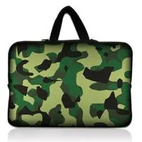 Camouflage1" 15,4" 15," 15,6" неопрен сумка для переноски ноутбука Чехол Обложка держатель+ Скрыть Ручка для HP Dell Acer