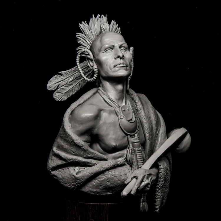 Масштаб 1/10 неокрашенный бюст из смолы коллекция Mohawk бюст|Наборы для сборки