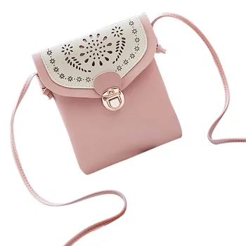 

Hot Selling Women Lady Girl Shoulder Crossbody Bag PU Durable For Money Card Coin Mobile Phone -B5