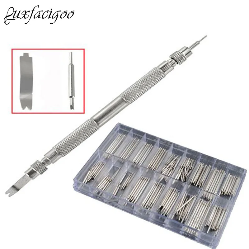 

360 Pcs Watch Band Stainless Steel Link Pins 8-25mm + Spring Bars Remover Repair Tool Set High Quality TT@88