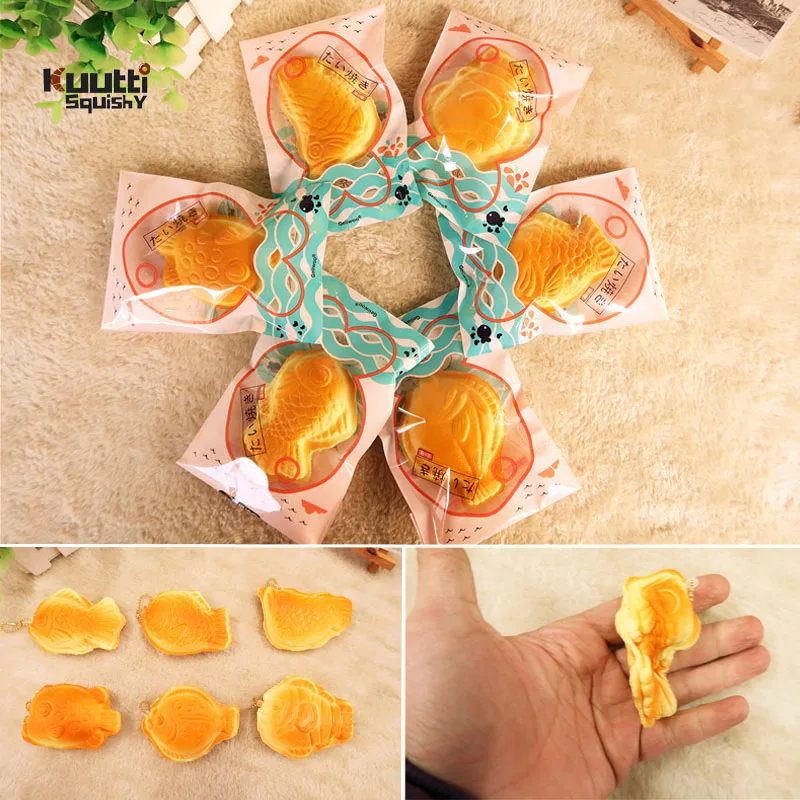 Kuutti Squishy 30 шт. новые медленно восстанавливающие форму искусственные пятна Taiyaki