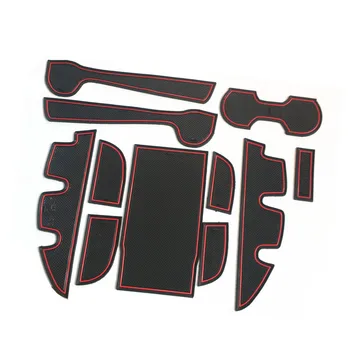 

For Toyota Camry Door Groove Mat 2012 2013 2014 2015 Car Non-slip Door Gate Slot Mats Carpets Position Cup Holder Pads 11pcs