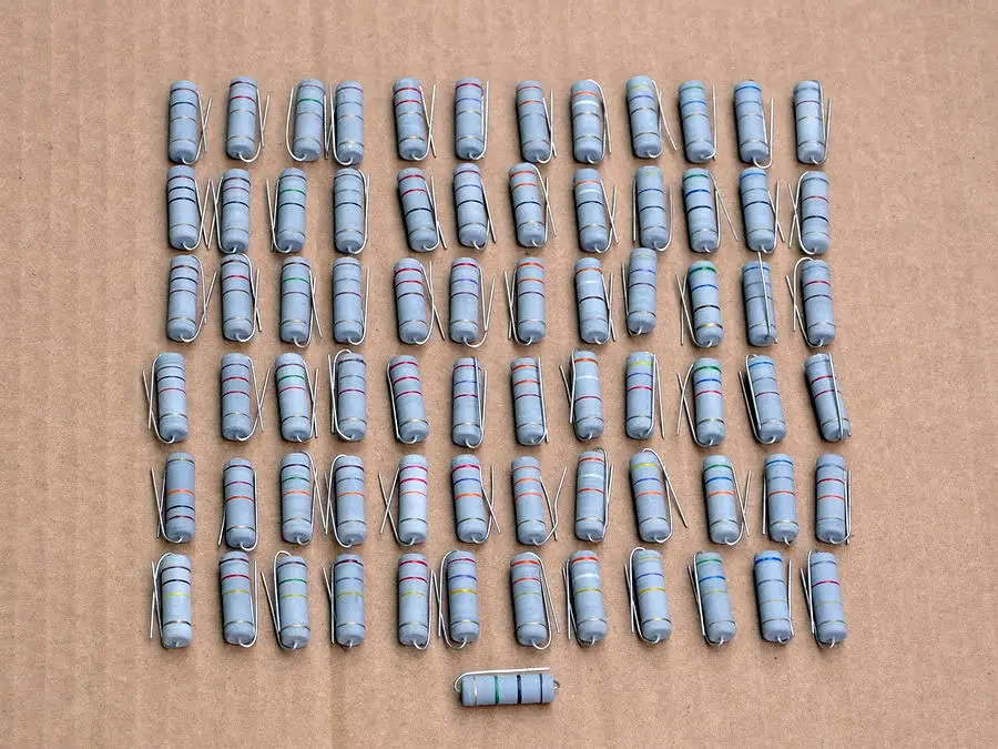 Комплект резисторов из металлической оксидной пленки 5 Вт|resistor assorted kit|metal oxide film