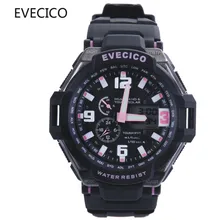 Led submersible waterproof dual display outdoor sports watch male multifunctional child table electronic watch