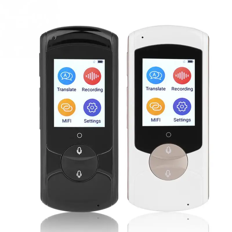 

VBESTLIFE Portable 41 Languages Real Time Translation Smart Voice Smart 2.4G WIFI Translator 2 inch Touch Screen For Business
