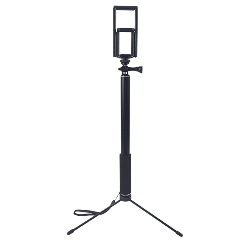 

for phone iPad DSLR Android Gopro 1.5m/2m Extendable Selfie Stick Tripod Stand