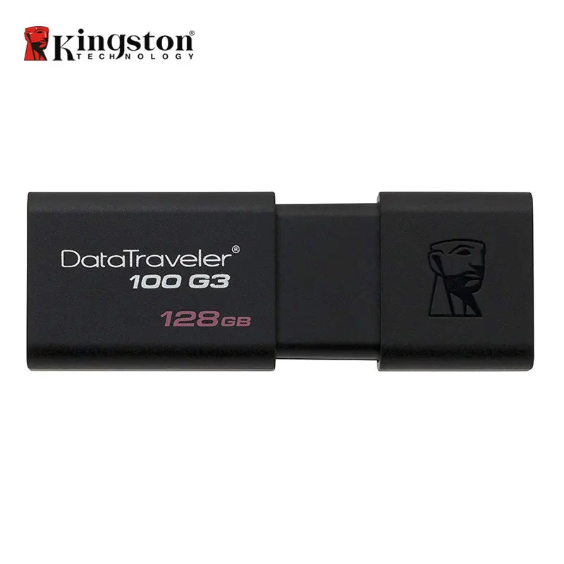 Kingston Data Traveler DT100G3 128GB USB3.0 Flash Drive 64GB 32GB Pendrive 16GB Mini USB Memory Stick Flashdisk U Disk 100MB/s