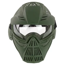 ActionUnion тактическая Полнолицевая маска для страйкбола легкая дышащая защитная маска для объектива Открытый охотничий как в CS Хэллоуин Пейнтбол