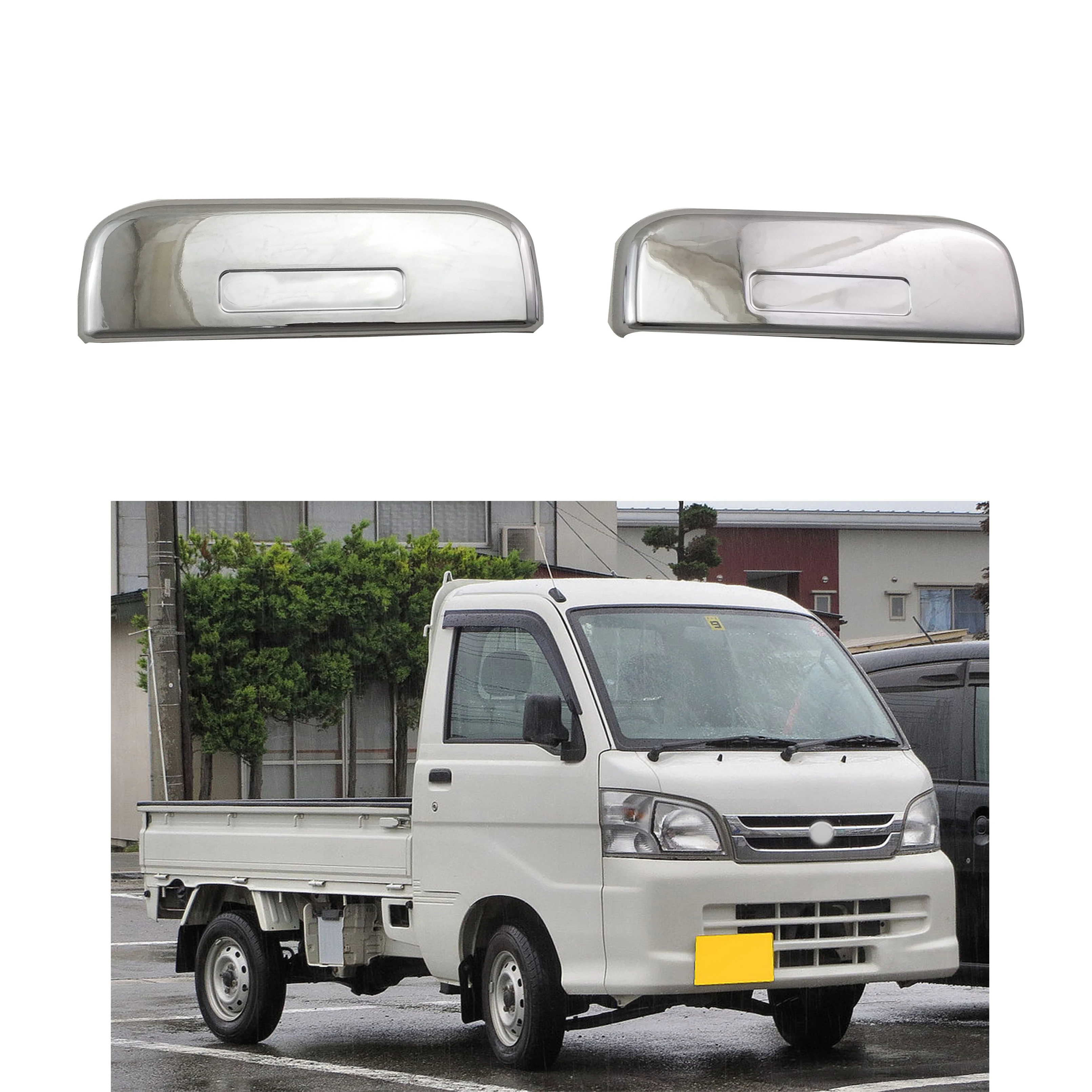 

Car Chrome plated styling door handle cover trim For Daihatsu Hijet S100, S110, S120, S130 2007-2014 accessories