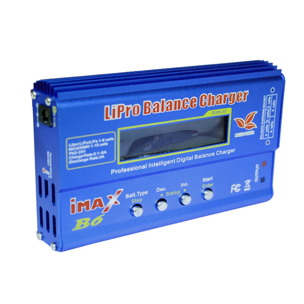 IMAX B6 80W 6A Battery Charger Lipo NiMh Li-ion Ni-Cd Digital RC IMAX B6 Lipro Balance Charger Discharger