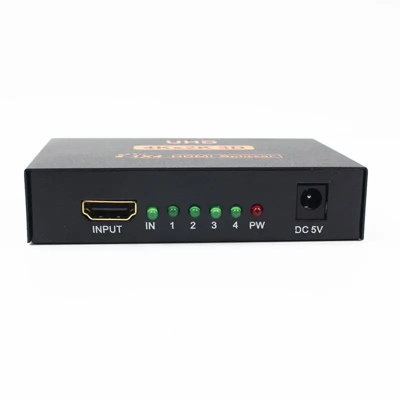 UHD 3D 4K * 2K Full HD 1080p 1X4 HDMI сплиттер коммутатор 4 порта концентратор усилитель