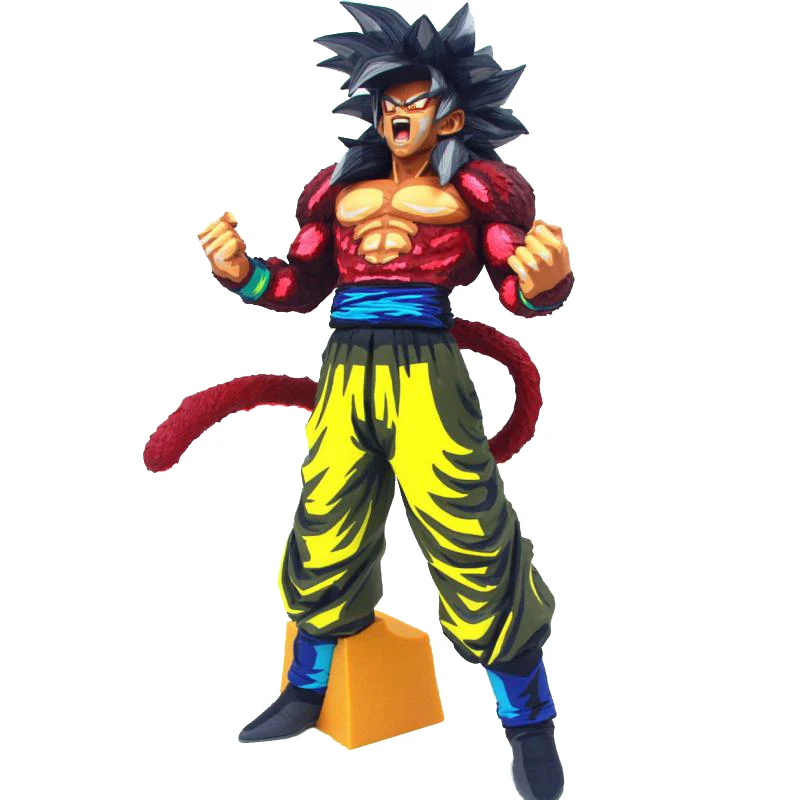 Драконий жемчуг супер 4 Goku фигурки А22 Супер Саян специальный цвет издание игрушки