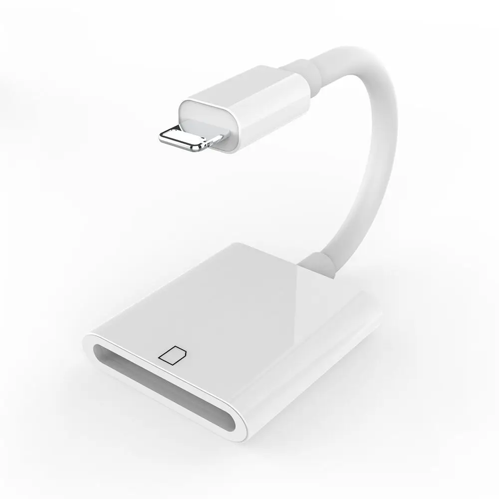 Устройство чтения SD-карт Lightning адаптер для цифровой камеры iPhone/iPad (Поддержка iOS 13 12