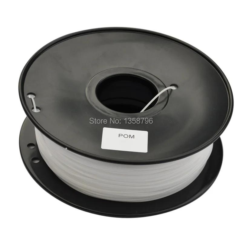 white color 3d printer filament POM Polyformaldehyde 1 75mm 3mm 1kg plastic Consumables Material MakerBot RepRap