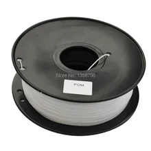 white color 3d printer filament POM(Polyformaldehyde) 1.75mm/3mm 1kg plastic Consumables Material MakerBot/RepRap/UP/Mendel